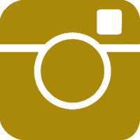 Instagram Logo gold